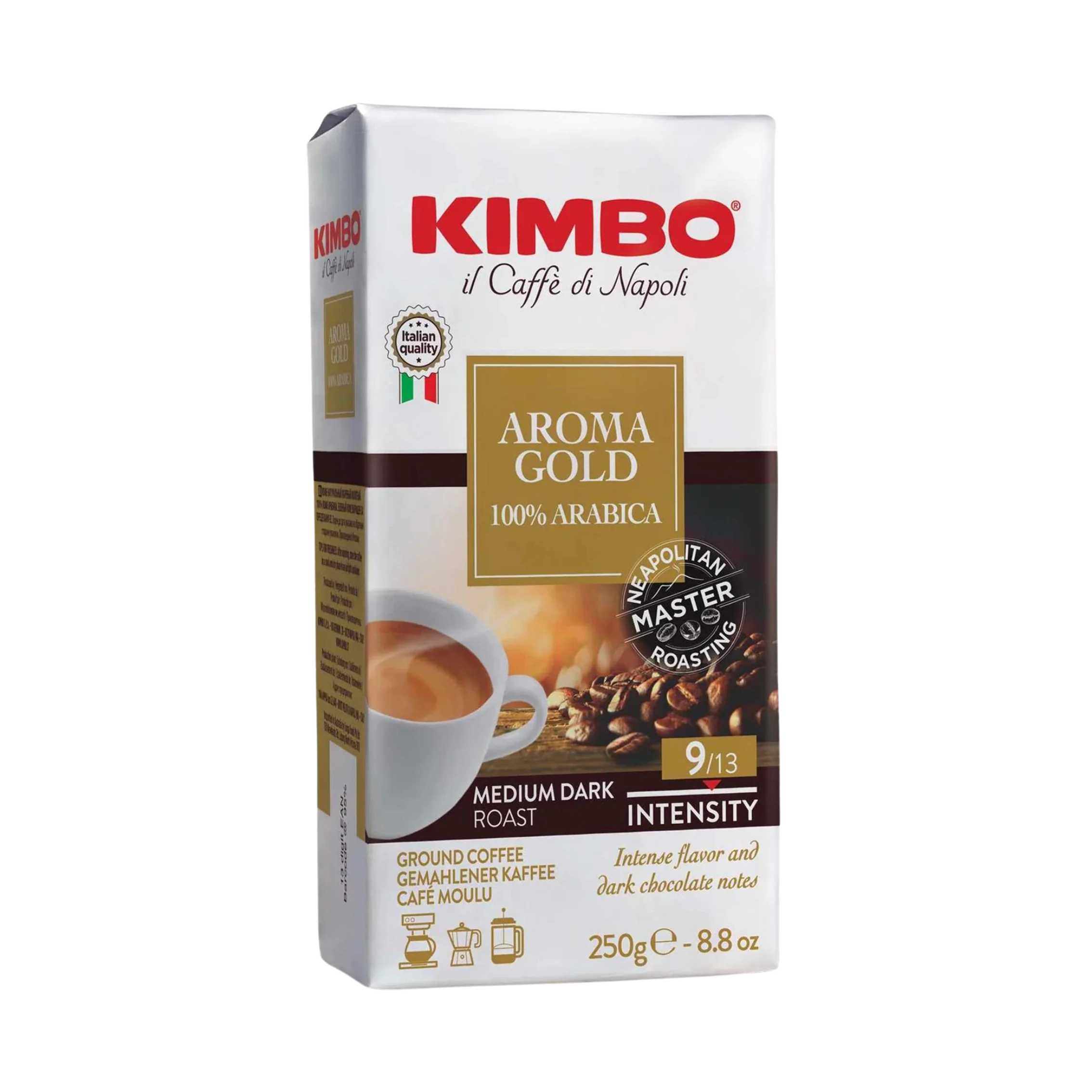 Aroma Gold 100% Arabica - Ground Coffee 250g Brick
